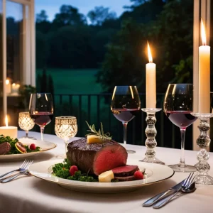 Cena Gourmet Romántica de 4 Pasos con Maridaje de Vinos